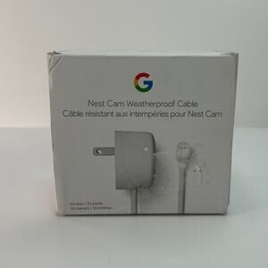 Google Nest Cam Weatherproof Cable for Nest Cam 10m / 16 feet NIB